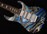 Used Ibanez Universe UV77 Steve Vai Passion And Warfare Limited Silver/Blue-Brian's Guitars