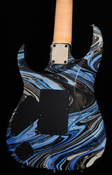 Used Ibanez Universe UV77 Steve Vai Passion And Warfare Limited Silver/Blue-Brian's Guitars