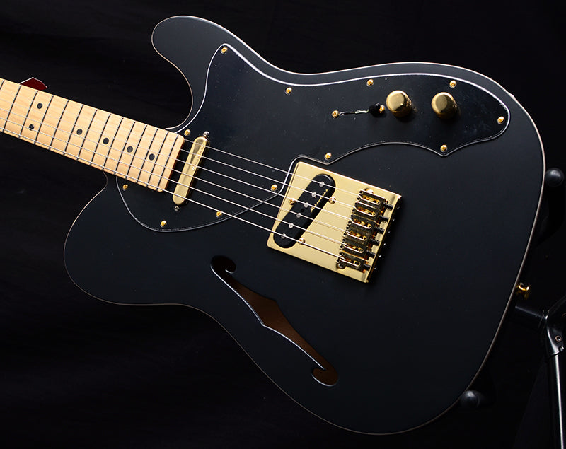 Fender Deluxe Telecaster Thinline Satin Black | Thinline Telecaster