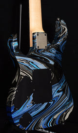 Used Ibanez Universe UV77 Steve Vai Passion And Warfare Limited Silver/Blue-Brian's Guitars