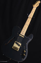 Fender Deluxe Telecaster Thinline Satin Black Limited-Brian's Guitars