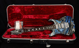 Used Ibanez Universe UV77 Steve Vai Passion And Warfare Limited Silver/Blue-Brian's Guitars