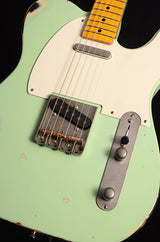 Nash T-57 Surf Green Over 3 Tone Sunburst-Electric Guitars-Brian's Guitars
