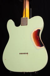 Nash T-57 Surf Green Over 3 Tone Sunburst-Electric Guitars-Brian's Guitars