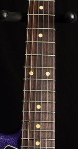 Used Fender Custom Shop 1959 Stratocaster HSS Heavy Relic Purple Sparkle Over Black Paisley-Electric Guitars-Brian's Guitars