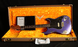 Used Fender Custom Shop 1959 Stratocaster HSS Heavy Relic Purple Sparkle Over Black Paisley-Electric Guitars-Brian's Guitars