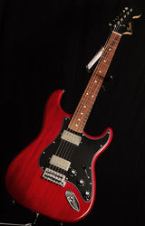 Fender FSR Mahogany Blacktop Stratocaster Transparent Crimson Red-Electric Guitars-Brian's Guitars