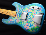 Used Fender Floral Blue '54 Reissue Precision Bass-Brian's Guitars