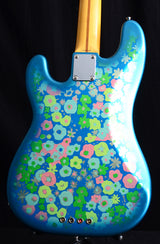 Used Fender Floral Blue '54 Reissue Precision Bass-Brian's Guitars