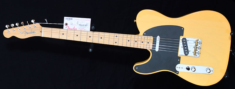 Fender Lefty '52 American Vintage Telecaster Butterscotch Blonde-Brian's Guitars