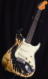 Fender Custom Shop Limited Edition 1963 Super Heavy Relic Stratocaster Black-Brian's Guitars