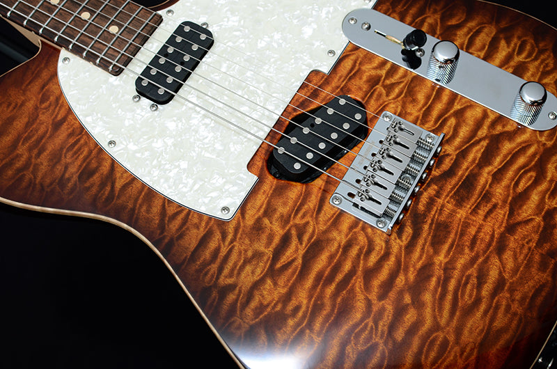 Used Tom Anderson Hollow T Classic Burnished Orange Burst-Brian's Guitars