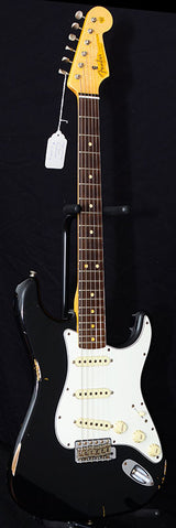 Used Fender Custom Shop 1963 Relic Stratocaster Black-Brian's Guitars