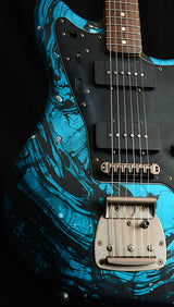 Nash JM-63 Blue Swirl-Electric Guitars-Brian's Guitars