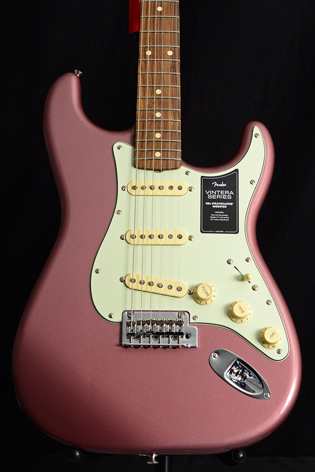 Fender Vintera '60s Modified Stratocaster in Burgundy Mist Metallic