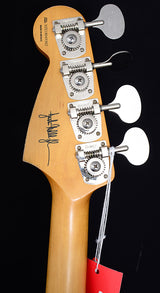 Fender Justin Meldal-Johnsen Road Worn Mustang Bass Faded Daphne Blue-Brian's Guitars