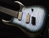 Used Ibanez RGDIM6FM Iron Label Series Multi-Scale Electric Guitar Cerulean Blue Burst Flat-Brian's Guitars
