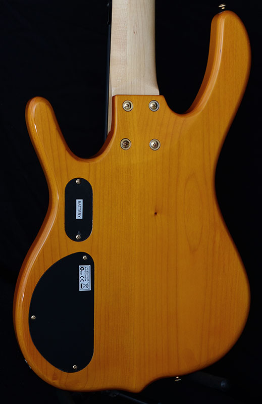 Used Ken Smith Designs Burner 5 String Bass Transparent Orange-Brian's Guitars