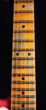 Used Fender Custom Shop '57 Heavy Relic Stratocaster NAMM LTD Fiesta Red Over Two Tone-Brian's Guitars