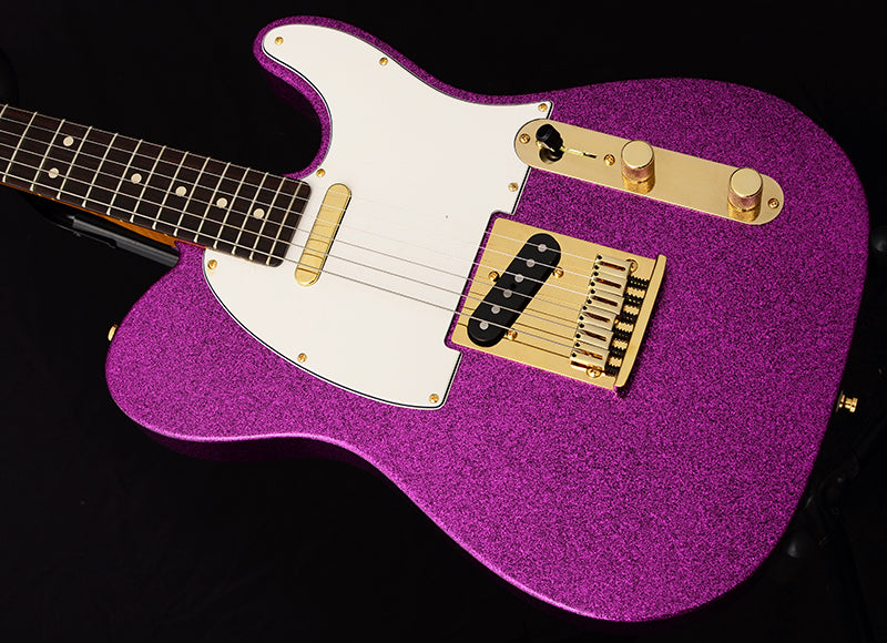 Fender Custom Shop Super Custom Deluxe Tele 2018 NAMM Limited Edition Magenta Sparkle-Brian's Guitars