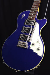 Used Duesenberg V-Caster Blue Sparkle-Electric Guitars-Brian's Guitars