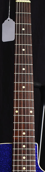 Used Duesenberg V-Caster Blue Sparkle-Electric Guitars-Brian's Guitars