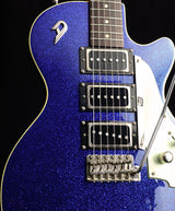Used Duesenberg V-Caster Blue Sparkle-Electric Guitars-Brian's Guitars