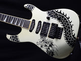 Used Jackson SL1 Soloist Silver Black Dragon-Brian's Guitars