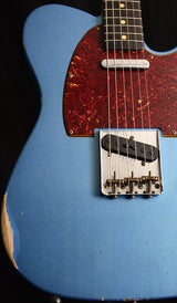 Fender Custom Shop '63 Telecaster Relic Limited Lake Placid Blue-Electric Guitars-Brian's Guitars
