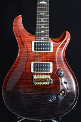 Used Paul Reed Smith Wood Library Custom 24-08 Brian's Limited Fire Red Black Fade-Brian's Guitars