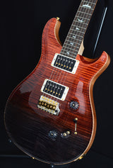 Used Paul Reed Smith Wood Library Custom 24-08 Brian's Limited Fire Red Black Fade-Brian's Guitars