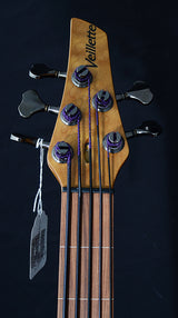 Used Veillete Fretless Arched-top 5 String Bass-Brian's Guitars