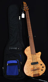Used Veillete Fretless Arched-top 5 String Bass-Brian's Guitars
