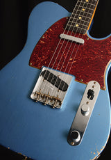 Fender Custom Shop '63 Telecaster Relic Limited Lake Placid Blue-Electric Guitars-Brian's Guitars