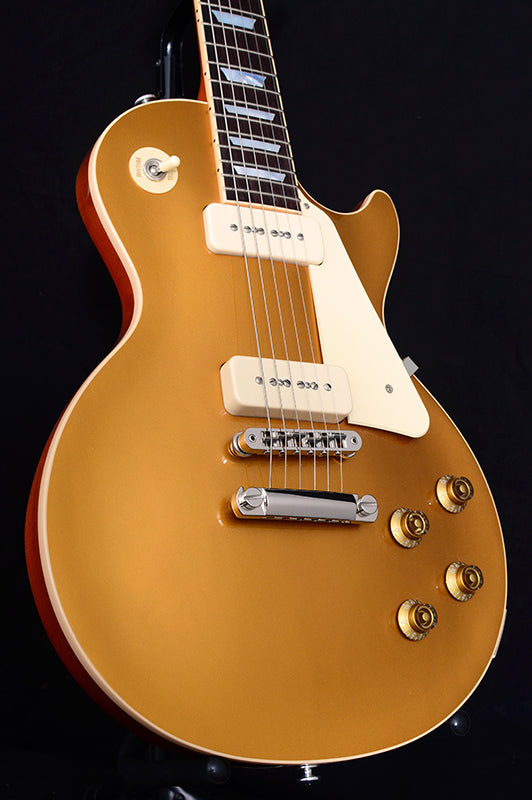 Used Gibson Les Paul Less Plus P-90 Limited Edition Gold Top-Brian's Guitars