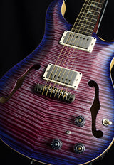 Used Paul Reed Smith Wood Library Artist Hollowbody II Satin Violet Blue Burst-Brian's Guitars