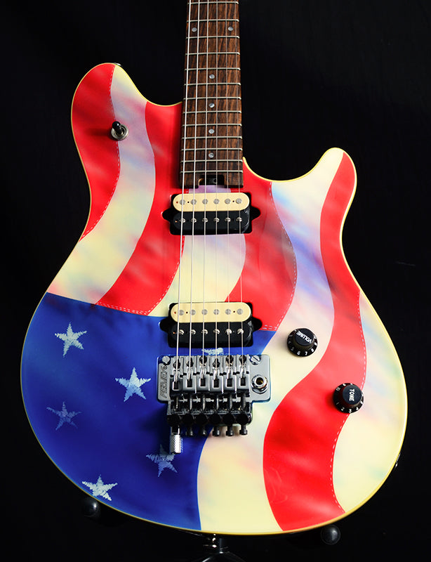 Used Peavey USA Custom Shop EVH Wolfgang American Flag Paint-Brian's Guitars