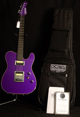 Used Schecter USA Custom Shop PT Metallic Purple-Electric Guitars-Brian's Guitars