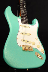 Fender Custom Shop Super Custom Deluxe Strat 2018 NAMM Limited Edition Sea Foam Green Sparkle-Electric Guitars-Brian's Guitars