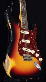 Fender Custom Shop Limited '60's Stratocaster Bound Neck Heavy Relic 3 Tone Sunburst-Electric Guitars-Brian's Guitars