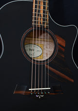 Taylor Custom GA Quilt Maple Trans Black-Acoustic Guitars-Brian's Guitars