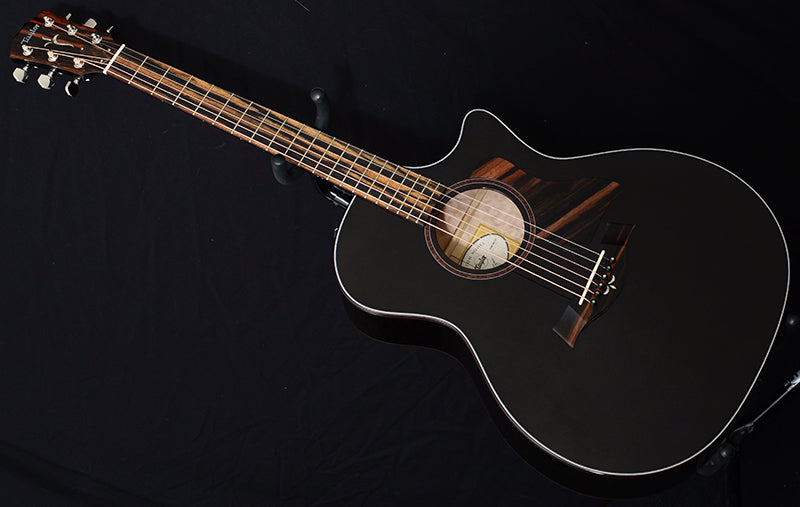 Taylor Custom GA Quilt Maple Trans Black-Acoustic Guitars-Brian's Guitars