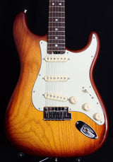 Used Fender American Elite Ash Stratocaster Aged Cherry Burst-Brian's Guitars