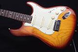 Used Fender American Elite Ash Stratocaster Aged Cherry Burst-Brian's Guitars