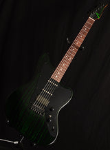 Tom Anderson Raven Classic Black With Green Dog Hair-Electric Guitars-Brian's Guitars