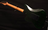 Tom Anderson Raven Classic Black With Green Dog Hair-Electric Guitars-Brian's Guitars