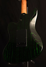 Tom Anderson Raven Classic Black With Green Dog Hair-Electric Guitars-Brian's Guitars