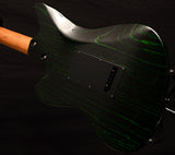 Tom Anderson Raven Classic Black With Green Dog Hair-Electric Guitars-Brian's Guitars