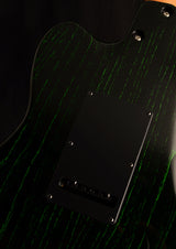 Tom Anderson Raven Classic Black With Green Dog Hair-Electric Guitars-Brian's Guitars