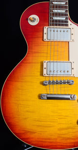 Used Gibson Custom Shop Les Paul CS9 50s Reissue Flame Top Washed Cherry VOS-Brian's Guitars